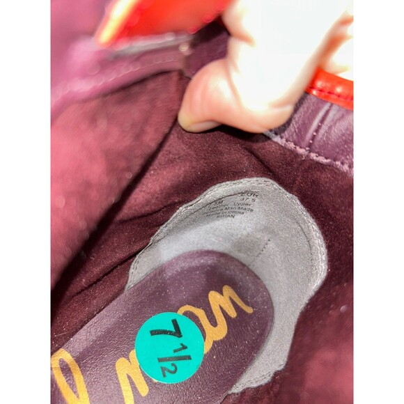 Sam Edelman Women’s Brian Red Studded Ankle Boots size 7.5 - Picture 10 of 10